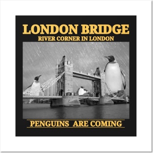 Penguins are coming Posters and Art